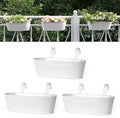Dahey 3 Pcs Metal Iron Hanging Flower Pots by Dahey