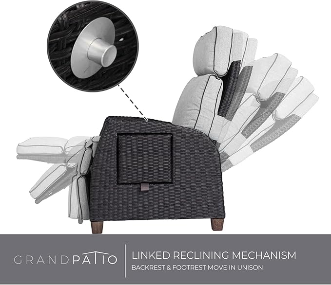 Grand patio Outdoor Reclining Chairs - Image 3