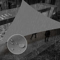 SUNNY GUARD Waterproof Sun Shade Sail 11'x11'x11' Charcoal Triangle UV Block by SUNNYGUARD