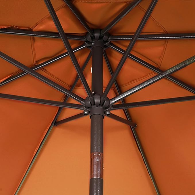 Blissun 9' Outdoor Patio Umbrella, Outdoor Table Umbrella, Yard Umbrella - Image 3