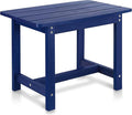 Y&M Adirondack Outdoor Side Table, HIPS Patio End Table, Waterproof Outside by YM