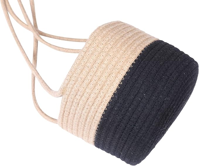 Hanging Planter Basket Jute Rope Woven Plant Hangers Indoor Hanging Plant - Image 6