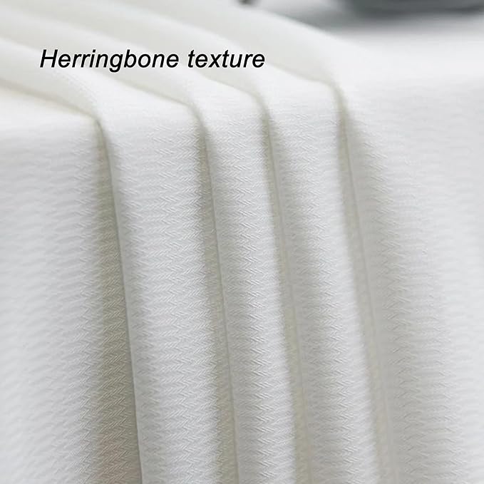 Non-See-Through Privacy White Sheer Curtains 96 inches Long 2 Panels - Image 5