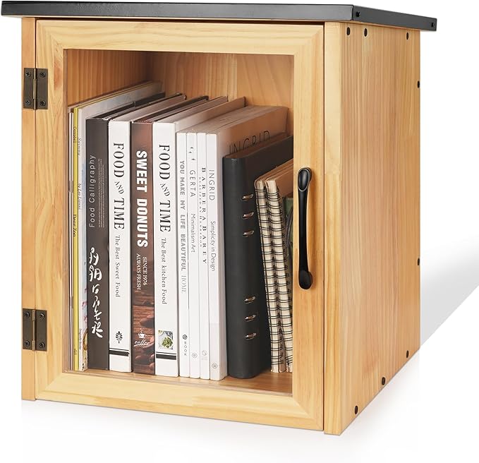 Outdoor Library Outdoor Book Box Storage Small Wooden Cabinet Little Literature by Exttlliy