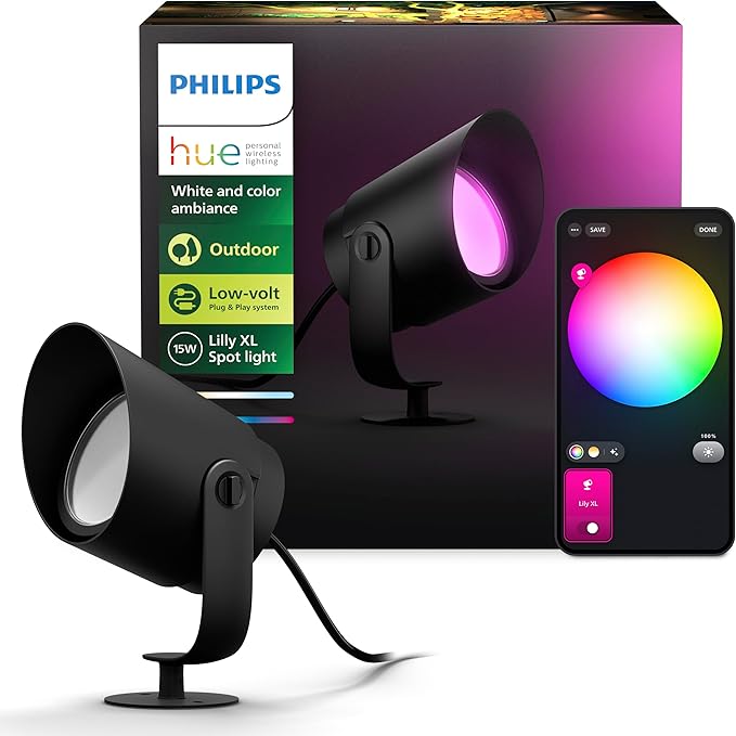 Philips Hue Lily XL Outdoor Smart Spot Light by PhilipsHue