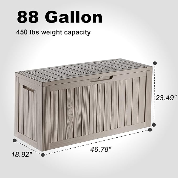 ROJIK Outdoor Storage Housing Deck Box - Image 2