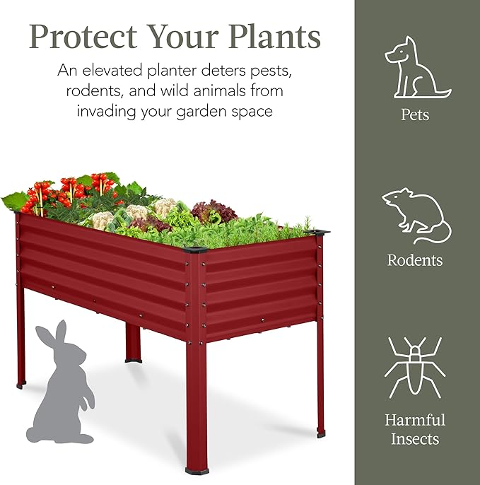 Best Choice Products 48x24x30in Galvanized Raised Garden Bed, Metal Elevated - Image 6