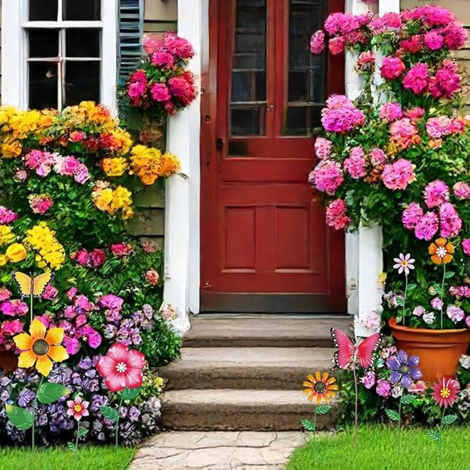 hogardeck Garden Decor for Outside, Yard Art Garden Decorations for Outdoor - Image 8