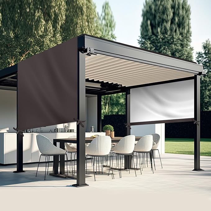 Universal Pergola Replacement Canopy Outdoor Canopy Shade Cover Waterproof by Wowangce