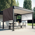 Universal Pergola Replacement Canopy Outdoor Canopy Shade Cover Waterproof by Wowangce