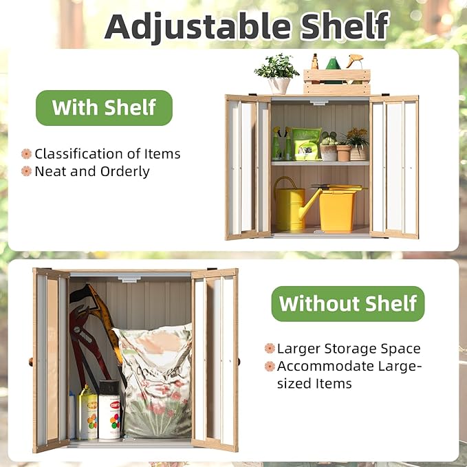 AECOJOY Outdoor Storage Cabinet Waterproof - Image 4