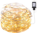 Minetom Fairy Lights Plug in, 33Ft 100 LEDs Waterproof Silver Wire Firefly by Minetom