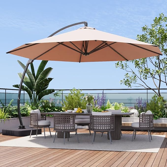 Aoxun 11 FT Cantilever Umbrella by Aoxun