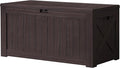 Devoko 120 Gallon Deck Box Resin Outdoor Storage Box Waterproof by DEVOKO