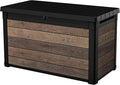 Keter Walnut 100 Gallon Resin Deck Box-Organization and Storage by Keter