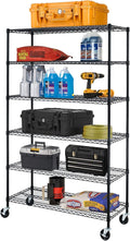 BestOffice | 6-Tier Wire Storage Shelves by BestOffice
