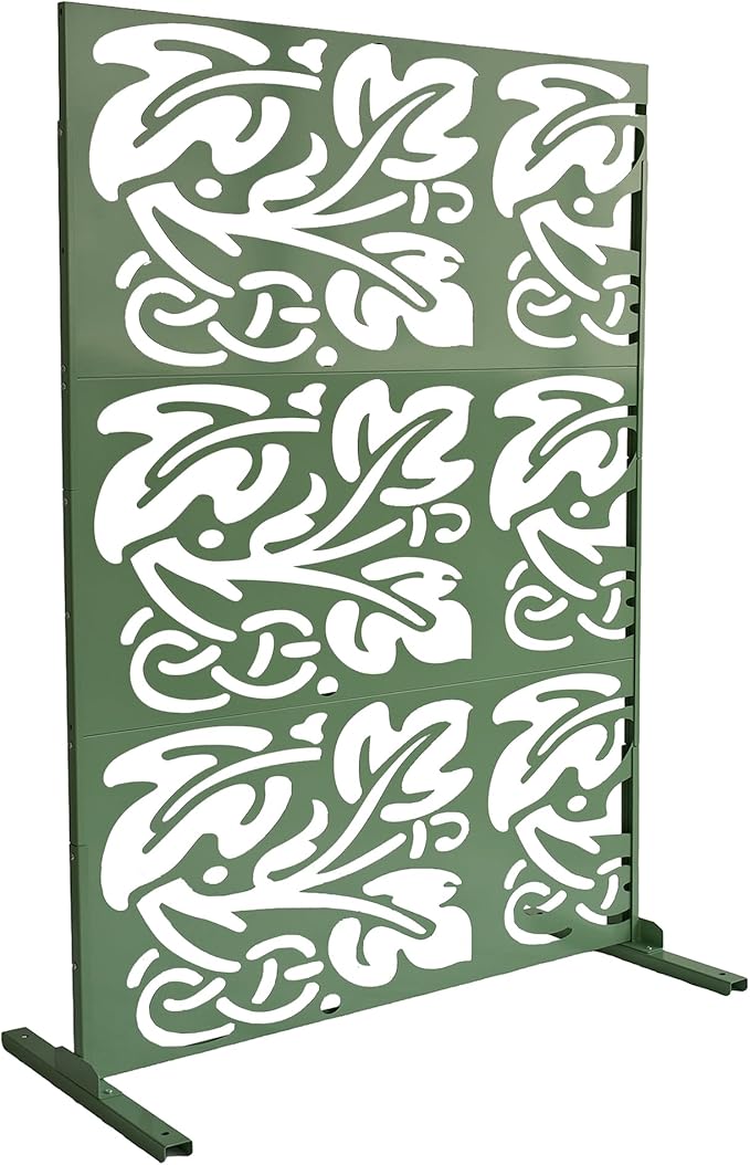 Oakland Living 6 ft. X 4 ft. Green Freestanding Metal Privacy Screen Room by Oakland+Living
