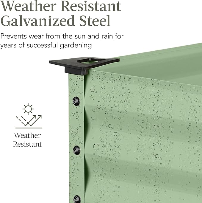 Best Choice Products 48x24x30in Galvanized Raised Garden Bed, Metal Elevated - Image 4