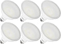 Sunco 6 Pack Outdoor Flood Light Bulbs, PAR38 LED Flood Lights Waterproof by SuncoLighting