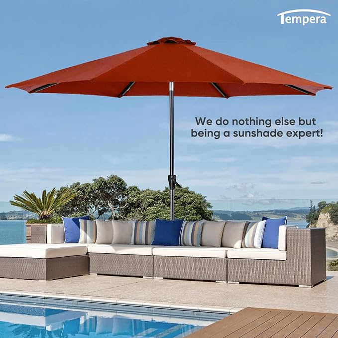 Tempera Patio Market Outdoor Table Umbrella - Image 7