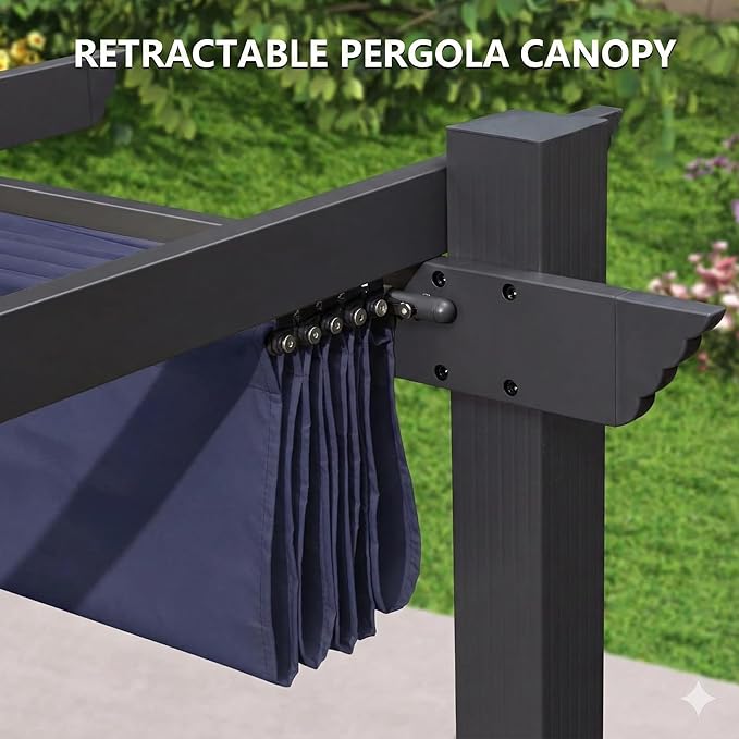 Pergola Shade Cover Replacement Canopy Top Compatible - Image 8