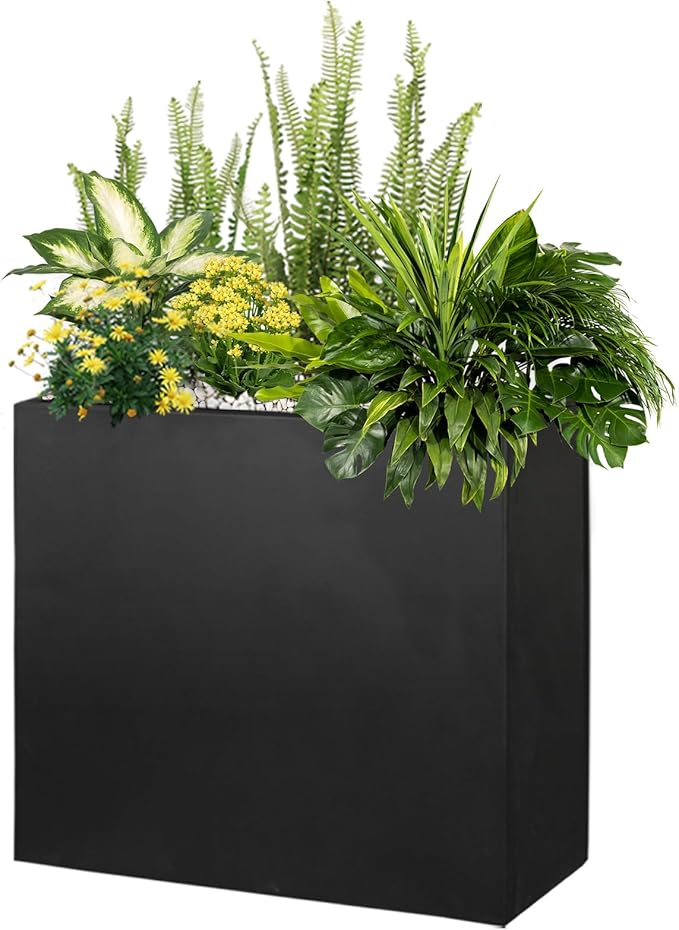 Galvanized Steel Metallic Heavy Planter by DISCOVERINGBEAUTY