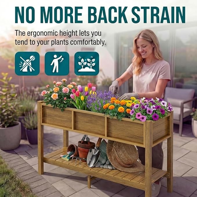 YITAHOME Raised Garden Bed Outdoor HDPE - Image 6
