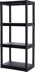 Plano 4-Shelf Plastic Storage Shelves, 48” x 23” x 14”, 200lb Capacity by PLANO%C2%AEOutdoors