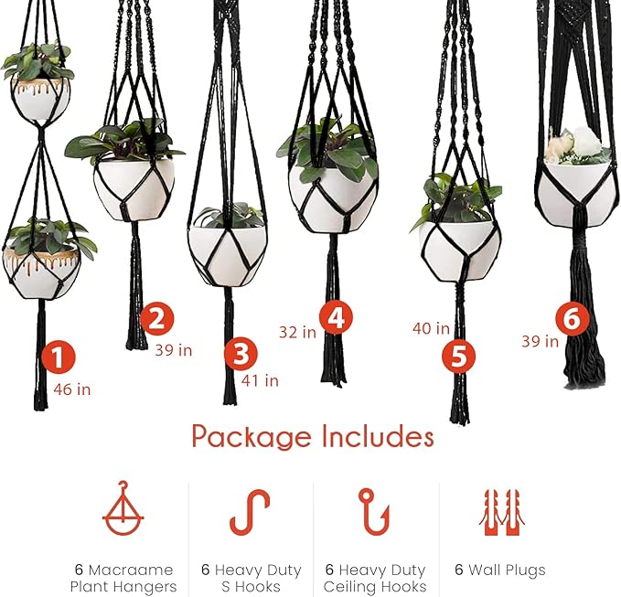 Feedee Macrame Plant Hangers - Image 3