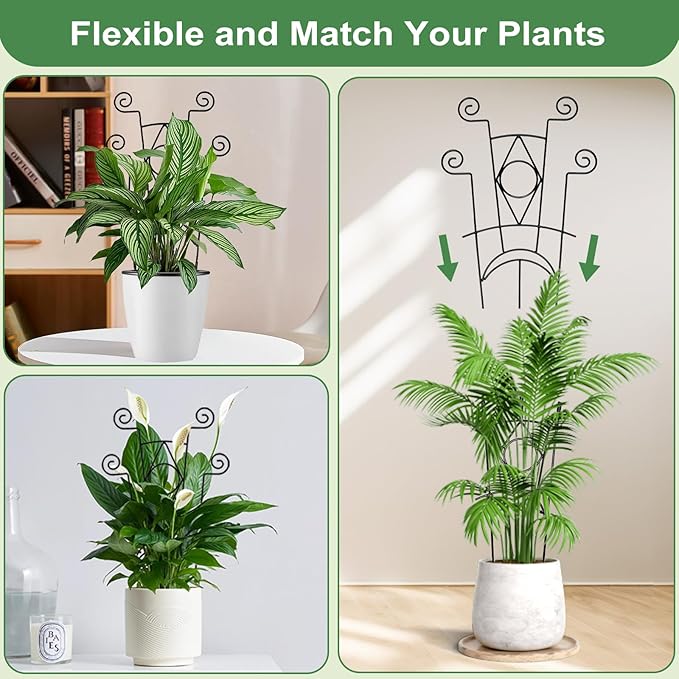 Stackable Metal Trellis for Climbing Plants Outdoor & Indoor - Image 5