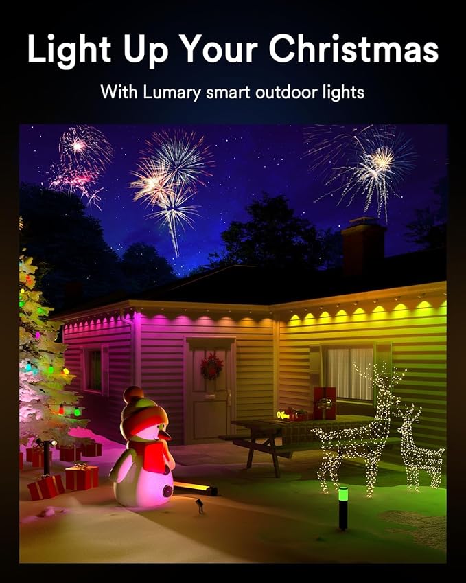 Lumary 56FT Smart Landscape Lights Gen2, 6 Pack RGBAIWW Color Changing - Image 7