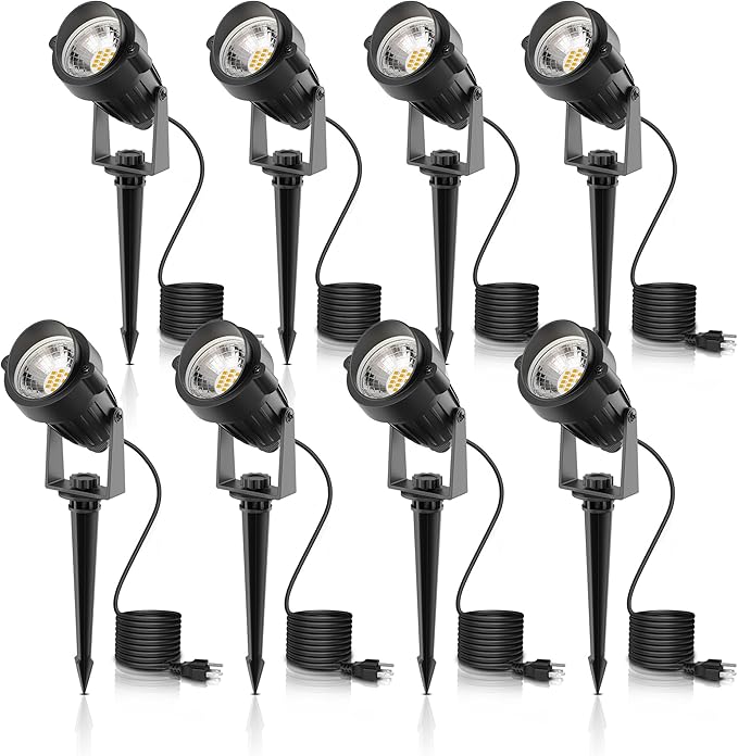 L LOHAS LED Outdoor Landscape Lighting, Auto On/Off 3000K Low Voltage Landscape by LLOHASLED