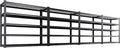 Set of 4 Garage Shelving-3500 lbs 5 Tier Storage Shelves, Adjustable Heavy Duty by Unknown