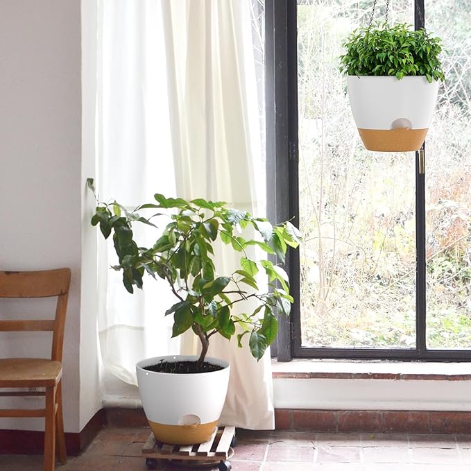 ZMTECH 12 Inch Hanging Planters - Image 7