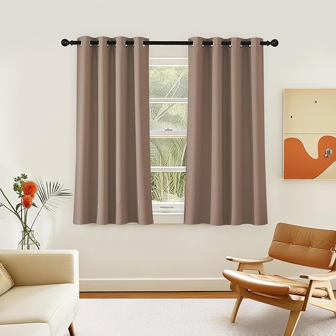 NICETOWN Room Darkening Short Curtain 54 inches Long by NICETOWN