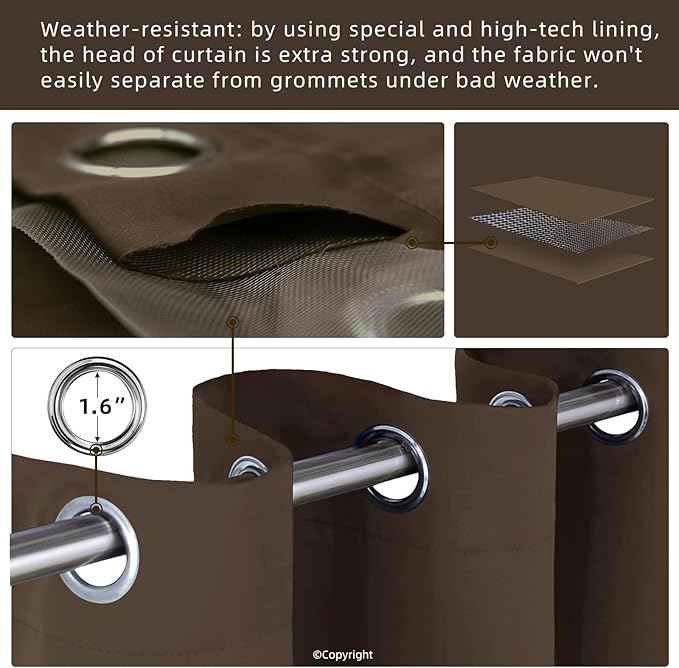 Water Proof Outside Curtains - Image 3