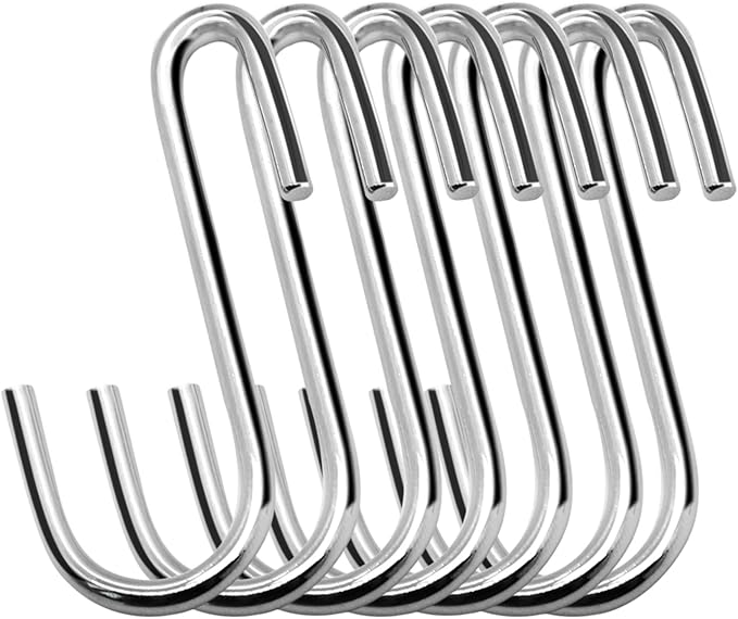 30 Pack 2.4 inches Heavy Duty S Hooks by ESFUN