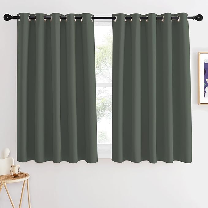 NICETOWN Blackout Kids Room Curtain 54 inch Length, Thermal Insulated Grommet by NICETOWN