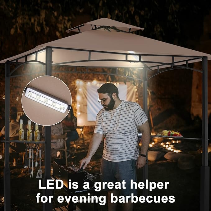 ABCCANOPY 8x5 Grill Gazebo - Image 3