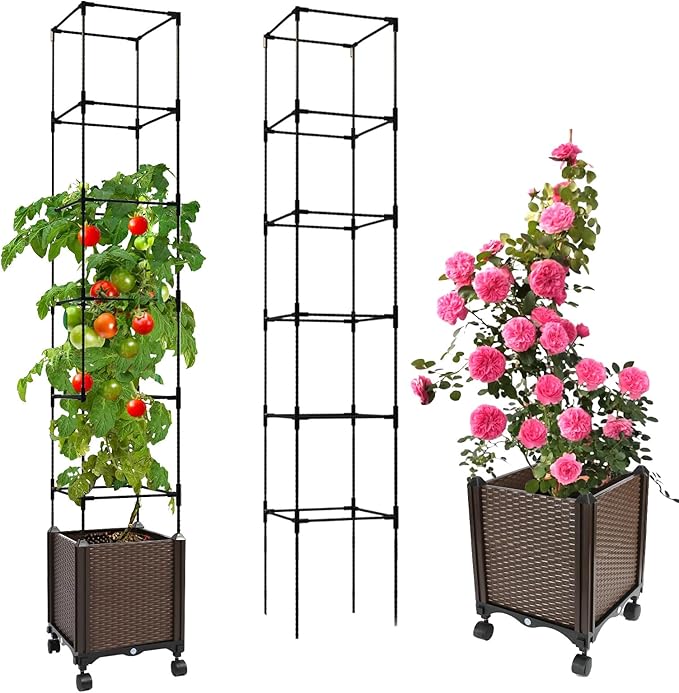 Jayhalo 71inch Planter Boxes Outdoor, 3-in-1 Planter Box by Joyhalo