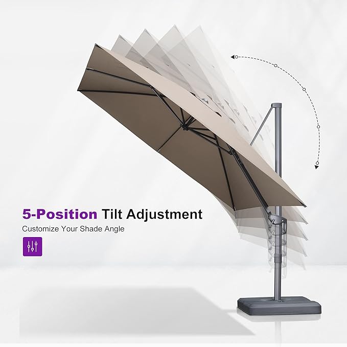 PURPLE LEAF 8 FT Outdoor Umbrella - Image 6