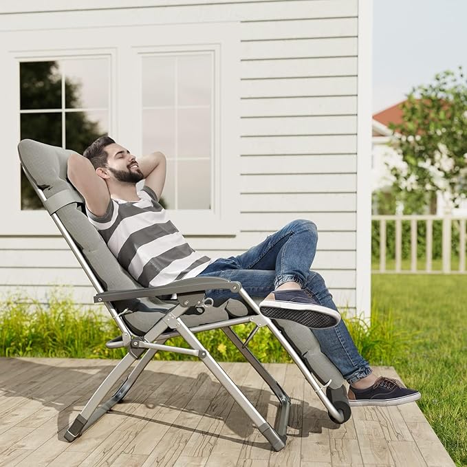 UDPATIO Oversized Zero Gravity Chair 33In XXL Lounge Chair - Image 2