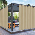 PureFit Outdoor Curtains for Patio Waterproof Weatherproof, UV Resistant by PureFit
