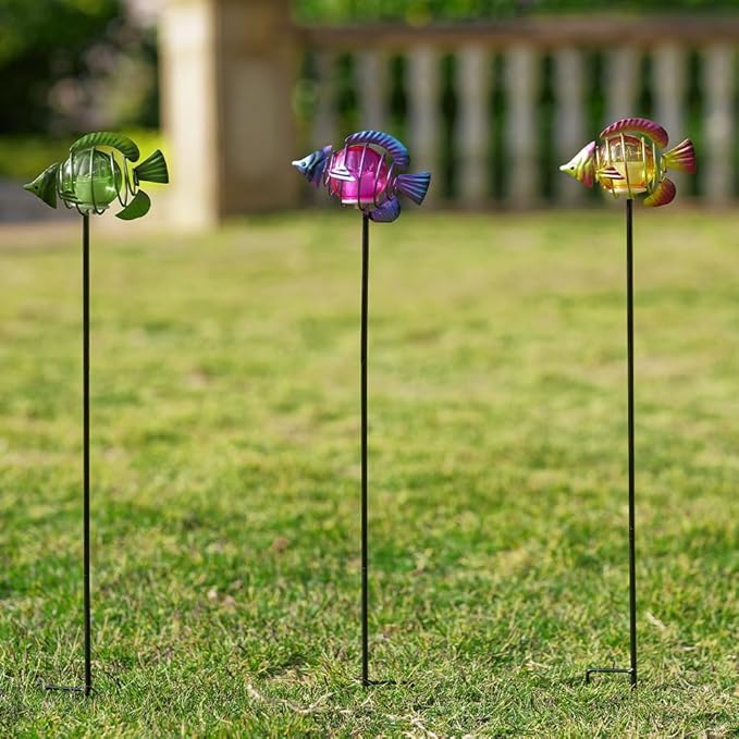 Outdoor Garden Solar Lights, Tropical Fish Backyard Decor, Led Solar Lights - Image 8
