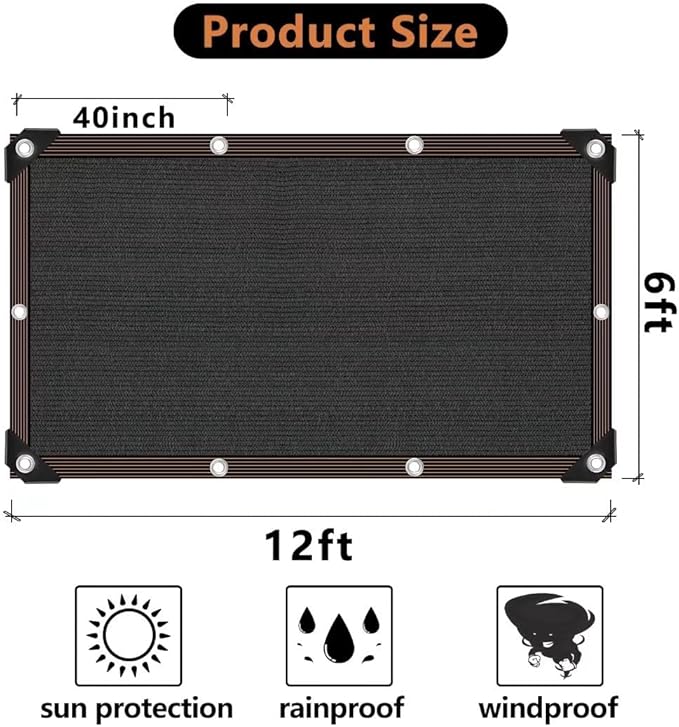 Shade Cloth - 70-90% Sunblock Net - Image 2