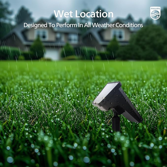 Philips 4 Packs Solar Spot Lights Outdoor Waterproof, 28 LED 7500K Solar - Image 7