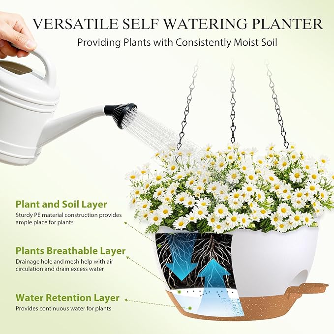 10 Inch Hanging Baskets 2 PC - Image 4