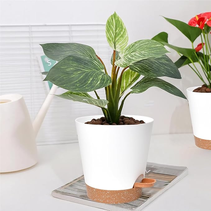 Planters for Indoor Plants 7/6.5/6/5.5/5 Inch, Self Watering Planters - Image 7