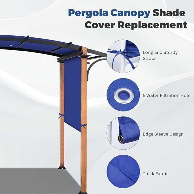 Universal Waterproof Pergola Canopy Shade Cover Replacement - Image 6