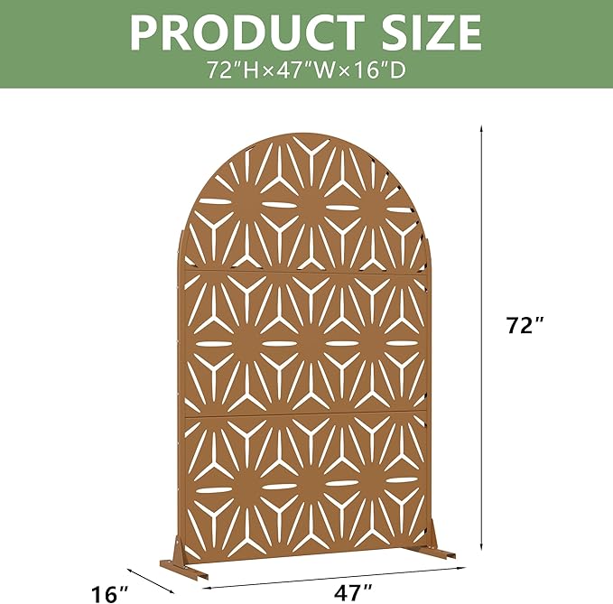 Casaphoria Metal Privacy Screen Outdoor - Image 4